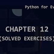 Python For Everybody Chapter 12 Networked Programs Solved Exercises