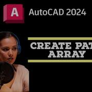 Create Path Array AutoCAD 2024 Tutorials