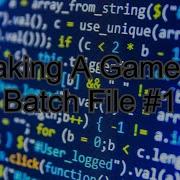 Making A Complex Game In Batch FIle CMD