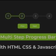 Multi Step Progress Bar Using HTML CSS Javascript Javascript Javascriptproject