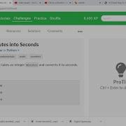 Convert Minutes Into Seconds With Python