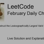 Daily Leetcode 1783 Feb 16 2025 1718 Construct The Lexicographically Largest Valid Sequence