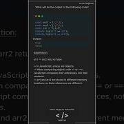 JavaScript Interview Question What Will Be The Output Array And String Javascript Js