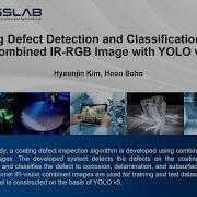 Coating Defect Detection And Classification Using Combined IR RGB Image With YOLO V5