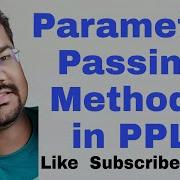 Parameter Passing Methods In PPL Or Programming Language Subprograms PPL Sebesta
