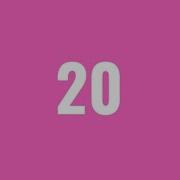 Countdown Timer 20 Second Pink Screen No Copyright