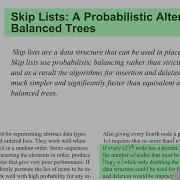 Read A Paper Skip Lists