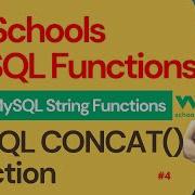 MySQL Functions MySQL String Functions MySQL CONCAT Function 4 88 W3Schools SQL Functions
