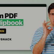Учебное пособие по Flipsnack от PDF файла к интерактивной книге раскладушке за 5 минут