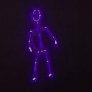 Laser Kinect Stick Figure
