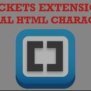Brackets Extensions Special Html Characters