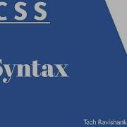 CSS Syntax CSS Tutorial In Hindi