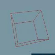 Rotating Wireframe Cube Using Visual Basic NET And GDI