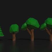 LowPoly Style Trees Modeling Prooptimizer Tutorial