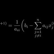 The Jacobi Method