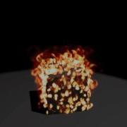 Blender Fire Test