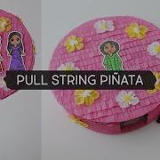 DIY Pull String Piñata Encanto Theme