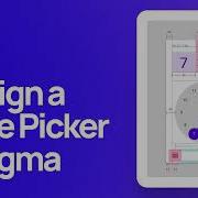 How To Design A Time Picker Component In Figma Material Design Time Picker Component Tutorial