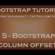 Bootstrap Grid Column Offset