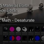 Material Editor Reference 31 Math Desaturation