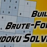 Build A Brute Force Sudoku Solver