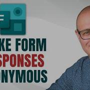 How To Make MS Forms Responses Anonymous