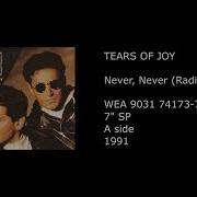 TEARS OF JOY Never Never Radio Edit 1991
