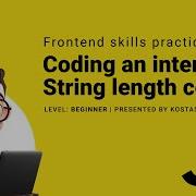 Coding An Interactive String Counter In JavaScript Beginner