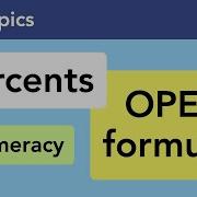Percents Use The OPEN Formulas To Avoid Traps
