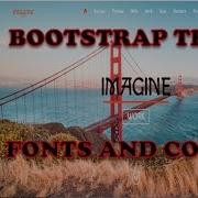 Bootstrap Theme 6 Fonts And Colors