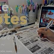 Take Notes With Me Real Asmr Sounds Chill Peaceful Music