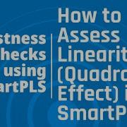 Robustness Checks SmartPLS4 Linearity Assumption Quadratic Effect Using SmartPLS4