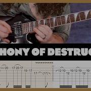Megadeth Symphony Of Destruction Guitar Tab Lesson Cover Tutorial
