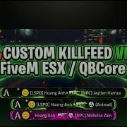 Custom Killfeed VIP Script For FiveM Weapon Skins ESX QBCore