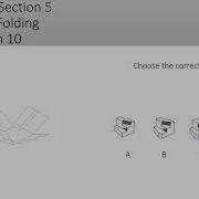 Perceptual Ability Test Pattern Folding DAT PF T1 Q10