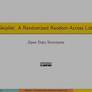 Skiplist A Randomized Random Access List
