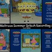 SpongeBob S Nicktoon Summer Splash Recording July 12 2000 Lost Media