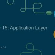 CCNA1 ITNv7 Модуль 15 Прикладной уровень