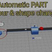 How To Change Part Colour And Shape Automatically Tecnomatix Plant Simulation Tamil