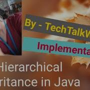 4 Inheritance In Java Hierarchical Inheritance JavaTutorial Inheritance Inheritance