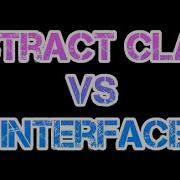 Abstract Class Vs Interface Difference Between Abstract Class And Interface