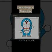 Draw Doremon Using Python Turtle Python Programming Coding Shorts