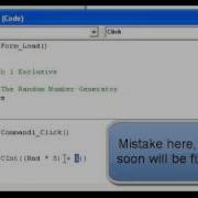 Video 24 VB 6 Programming Random Number And DoEvents