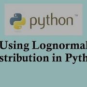 Doing Statistics Using Python Programming Using Lognormal Distribution In Python