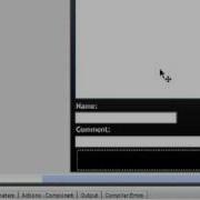 Flash Guest Book Frontend Part 1 Flash PHP MySQL