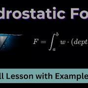 Гидростатическое давление и сила жидкости Приложения Calculus II