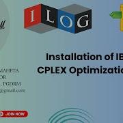 1 Installation Of IBM ILOG CPLEX Optimization Studio Dr Dhaval Maheta