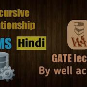 Relationship Type In Dbms With Example Recursive Relationships DBMS Gate Lectures In Hindi 9