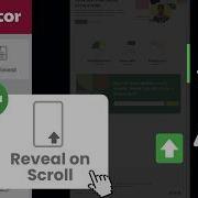 Floating Elementor Back To Top REVEALS On Scrolling Down 2024