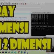 ARRAY 1 Dimensi 2 Dimensi ALGORITMA STRUKTUR DATA I